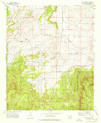 preview thumbnail of historical topo map of Lincoln County, NM in 1973