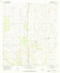 Download a high-resolution, GPS-compatible USGS topo map for Jal NW, NM (1972 edition)