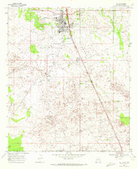 Download a high-resolution, GPS-compatible USGS topo map for Jal, NM (1972 edition)