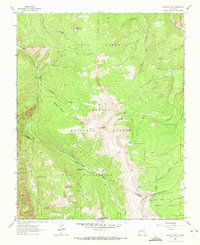 Download a high-resolution, GPS-compatible USGS topo map for Jicarita Peak, NM (1972 edition)