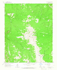 Download a high-resolution, GPS-compatible USGS topo map for Jicarita Peak, NM (1967 edition)