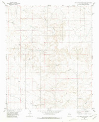 Download a high-resolution, GPS-compatible USGS topo map for Juan Largo Canyon East, NM (1981 edition)