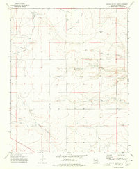 preview thumbnail of historical topo map of Harding County, NM in 1974