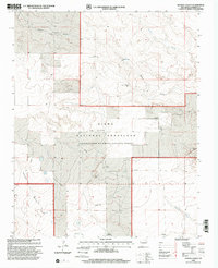 preview thumbnail of historical topo map of Harding County, NM in 1998