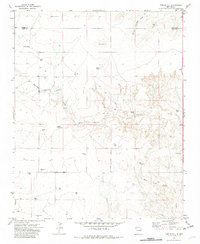 Download a high-resolution, GPS-compatible USGS topo map for Kerlin Hill, NM (1972 edition)