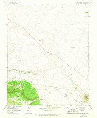Download a high-resolution, GPS-compatible USGS topo map for La Chata Crater, NM (1968 edition)