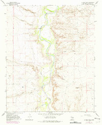 Download a high-resolution, GPS-compatible USGS topo map for La Espia Peak, NM (1982 edition)