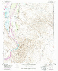 1952 Map of La Joya, NM, 1986 Print