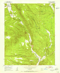 Download a high-resolution, GPS-compatible USGS topo map for La Madera, NM (1955 edition)