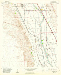 Download a high-resolution, GPS-compatible USGS topo map for La Mesa, NM (1962 edition)