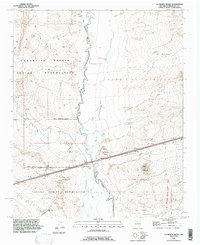 Download a high-resolution, GPS-compatible USGS topo map for La Mesita Negra, NM (1996 edition)