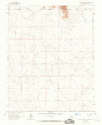Download a high-resolution, GPS-compatible USGS topo map for La Segita Peaks NE, NM (1967 edition)