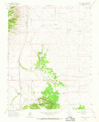 Download a high-resolution, GPS-compatible USGS topo map for La Segita Peaks, NM (1967 edition)