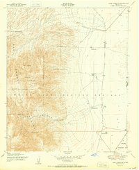 preview thumbnail of historical topo map of Doña Ana County, NM in 1950