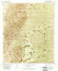 preview thumbnail of historical topo map of Doña Ana County, NM in 1982