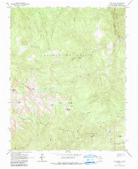 Download a high-resolution, GPS-compatible USGS topo map for Latir Peak, NM (1986 edition)