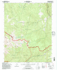 Download a high-resolution, GPS-compatible USGS topo map for Latir Peak, NM (1997 edition)