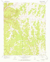 Download a high-resolution, GPS-compatible USGS topo map for Leandro Canyon, NM (1977 edition)