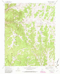 Download a high-resolution, GPS-compatible USGS topo map for Leandro Canyon, NM (1983 edition)