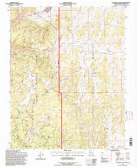 Download a high-resolution, GPS-compatible USGS topo map for Leandro Canyon, NM (1997 edition)