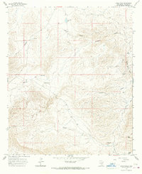 Download a high-resolution, GPS-compatible USGS topo map for Lewis Peak, NM (1967 edition)