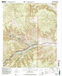 Download a high-resolution, GPS-compatible USGS topo map for Lincoln, NM (2006 edition)