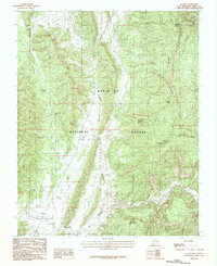 Download a high-resolution, GPS-compatible USGS topo map for Llaves, NM (1983 edition)