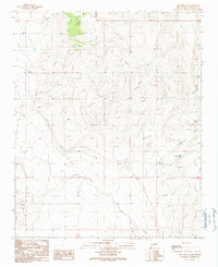 preview thumbnail of historical topo map of Torrance County, NM in 1990