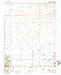 preview thumbnail of historical topo map of Harding County, NM in 1989