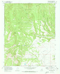 Download a high-resolution, GPS-compatible USGS topo map for Loma Creston, NM (1973 edition)