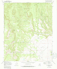 Download a high-resolution, GPS-compatible USGS topo map for Loma Creston, NM (1986 edition)