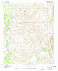Download a high-resolution, GPS-compatible USGS topo map for Loma De Las Canas, NM (1974 edition)