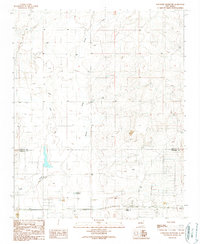 preview thumbnail of historical topo map of Santa Fe County, NM in 1990