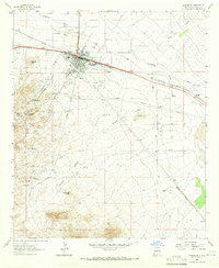 Download a high-resolution, GPS-compatible USGS topo map for Lordsburg, NM (1965 edition)