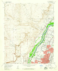 Download a high-resolution, GPS-compatible USGS topo map for Los Griegos, NM (1960 edition)