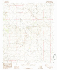 Download a high-resolution, GPS-compatible USGS topo map for Los Medanos, NM (1985 edition)