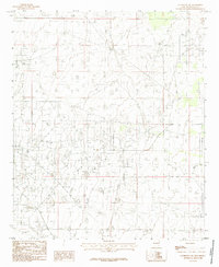 preview thumbnail of historical topo map of Lea County, NM in 1985