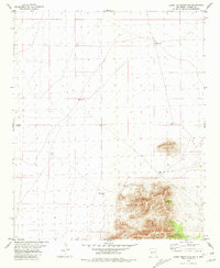 Download a high-resolution, GPS-compatible USGS topo map for Luera Mountains NW, NM (1981 edition)