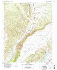 Download a high-resolution, GPS-compatible USGS topo map for Lyden, NM (1968 edition)