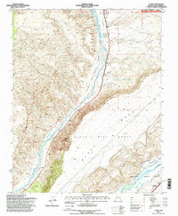 Download a high-resolution, GPS-compatible USGS topo map for Lyden, NM (1998 edition)