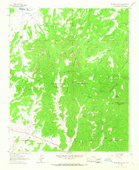Download a high-resolution, GPS-compatible USGS topo map for Madre Mountain, NM (1967 edition)