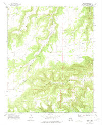 preview thumbnail of historical topo map of San Miguel County, NM in 1972