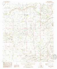 Download a high-resolution, GPS-compatible USGS topo map for Malaga, NM (1985 edition)