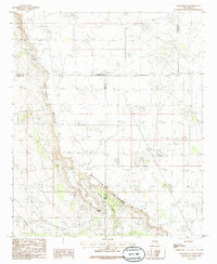 Download a high-resolution, GPS-compatible USGS topo map for Maljamar NE, NM (1985 edition)