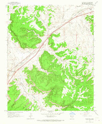 Download a high-resolution, GPS-compatible USGS topo map for Manuelito, NM (1967 edition)