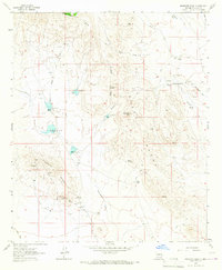 preview thumbnail of historical topo map of Luna County, NM in 1964