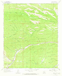 Download a high-resolution, GPS-compatible USGS topo map for Mayhill, NM (1973 edition)
