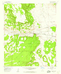 preview thumbnail of historical topo map of Cibola County, NM in 1957