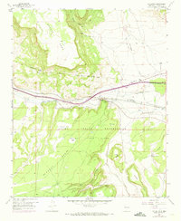 1957 Map of Anzac Village, NM, 1973 Print