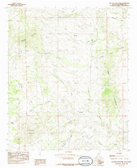 Download a high-resolution, GPS-compatible USGS topo map for Mc Clede Mountain, NM (1985 edition)